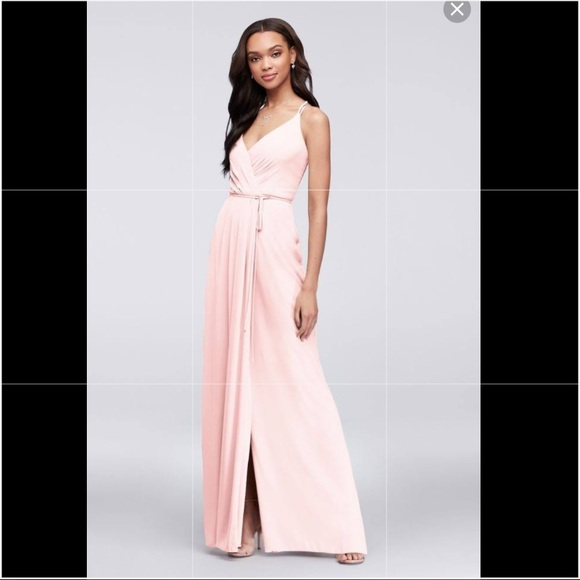Blush (Petal) Davids Bridal Bridesmaid Dress - Picture 1 of 4